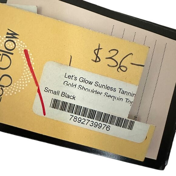 Almarichi Madred Spain Black Polyester and Gold Sequin Dressy Tunic Size S NWT - Picture 3 of 5